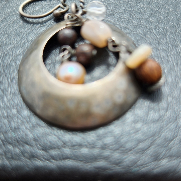 Silpada Sterling and Beaded Earrings - Picture 8 of 9